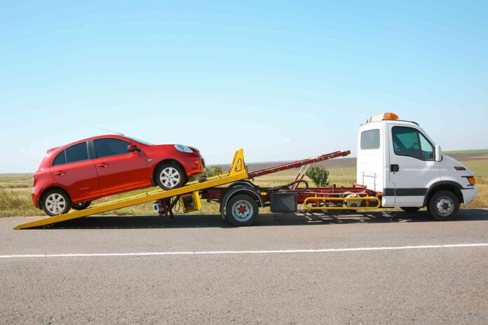 car towing car towing